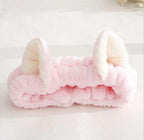 Cute Cat Ears Headband – Soft Hair Wrap for Makeup Routine