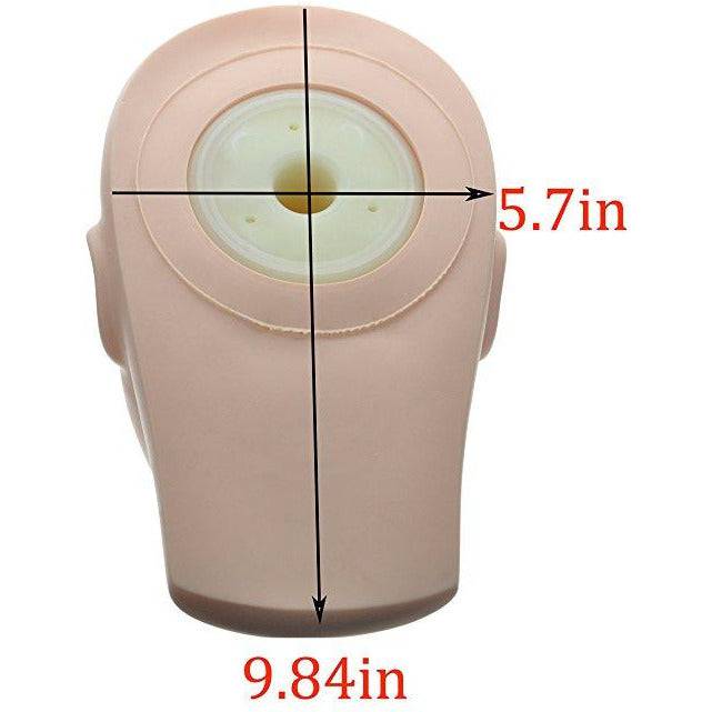 Rubber Practice Mannequin Manikin Head Eyelashes Makeup Massage Practice
